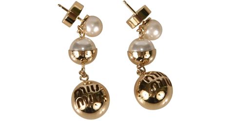 miu miu earrings|miu michael's earrings.